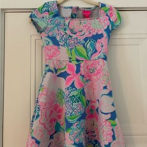 Lilly Pulitzer Vibrant Floral Kids Dress